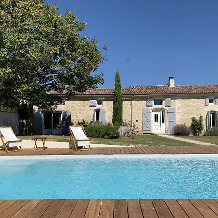 Longere Charentaise Restored With Private Heated Swimming Pool - Classified 5 * - Vakantiehuis Virollet